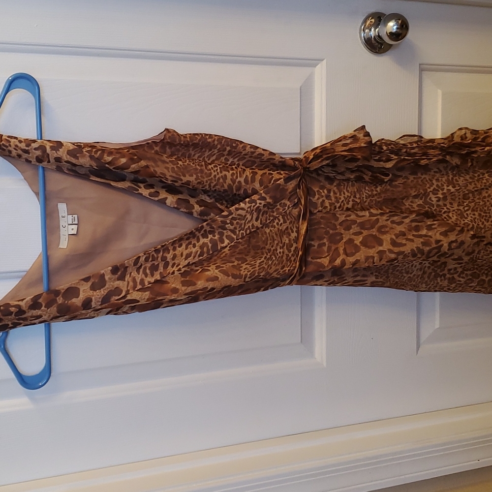 I.C.E. wrap around dress